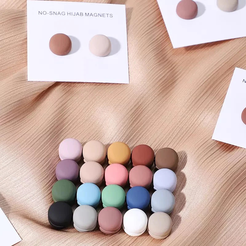 MATTE PASTEL HIJAB MAGNETS - (SINGLE PAIR)