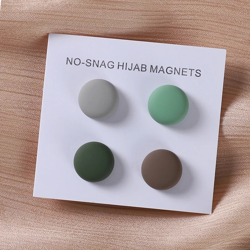 MATTE PASTEL HIJAB MAGNETS - (SINGLE PAIR)