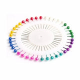 Imported Pearl Head Hijab Pins Wheel – Multicolor