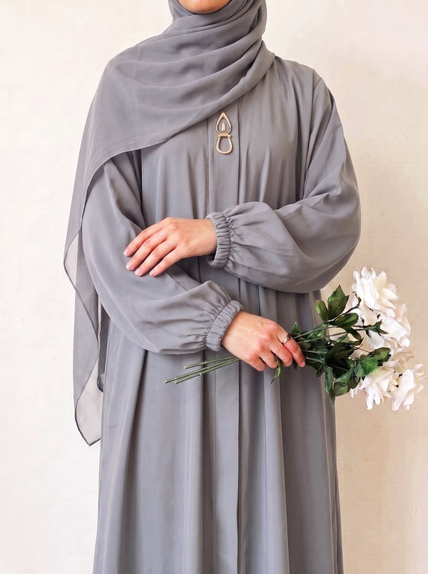 Rs. 1,599 – Everyday Plain Abaya - Dim Grey