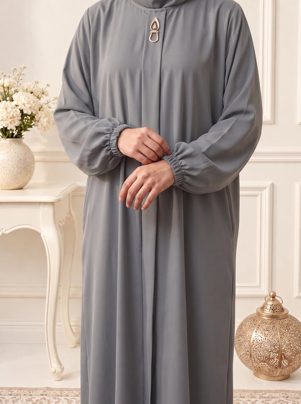 Rs. 1,599 – Everyday Plain Abaya - Dim Grey
