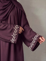 Belle Abaya - Dark Plum