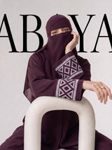 The Prism Abayah - Dark plum