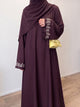 Belle Abaya - Dark Plum