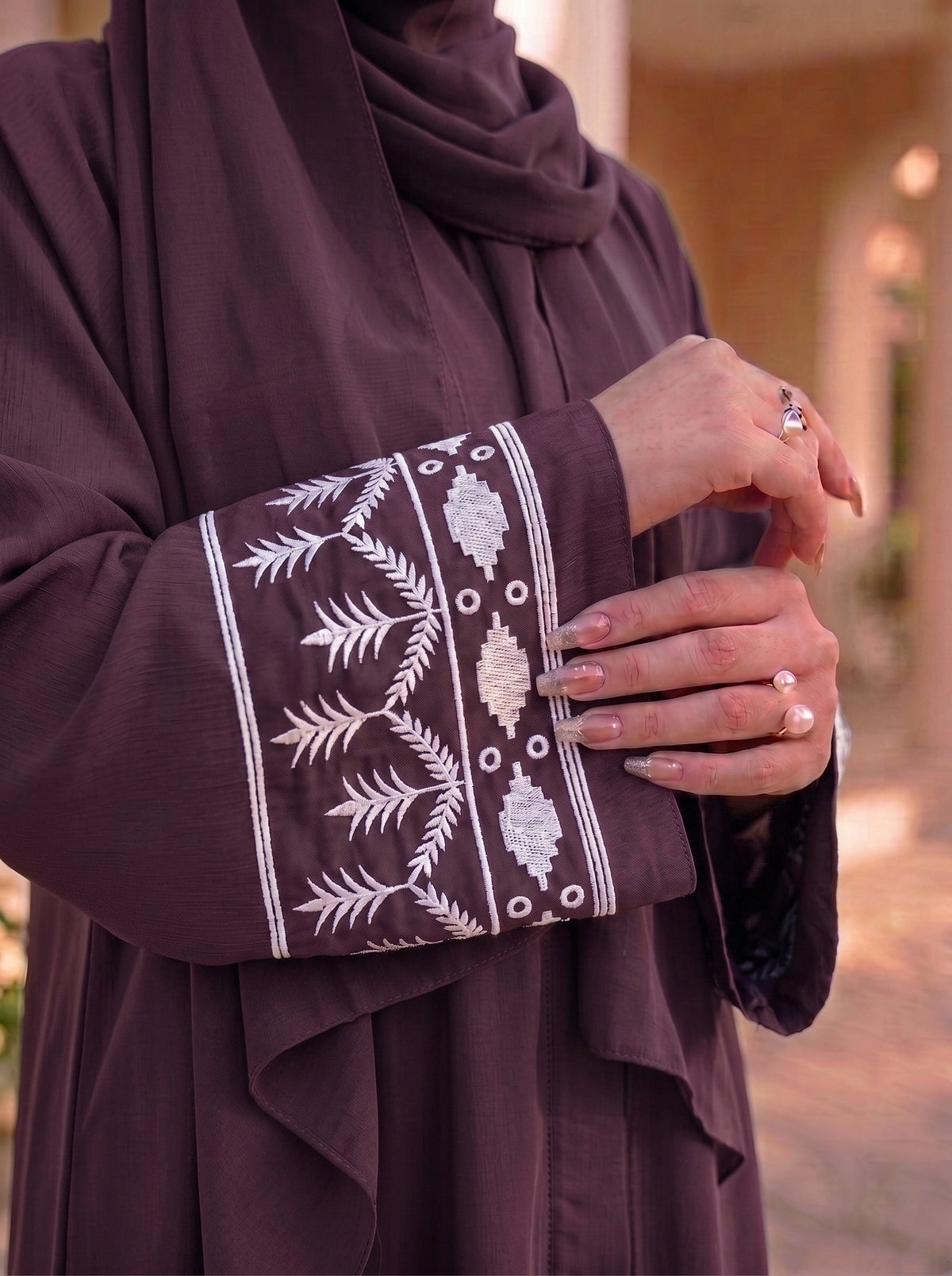 Willow Abayah- Dark plum