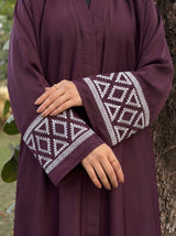 The Prism Abayah - Dark plum
