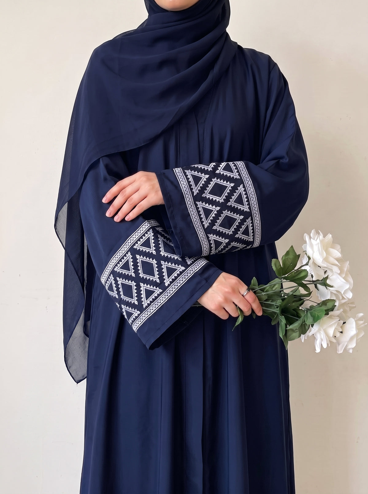 The Prism Abayah - Tealish Blue