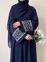 The Prism Abayah - Tealish Blue