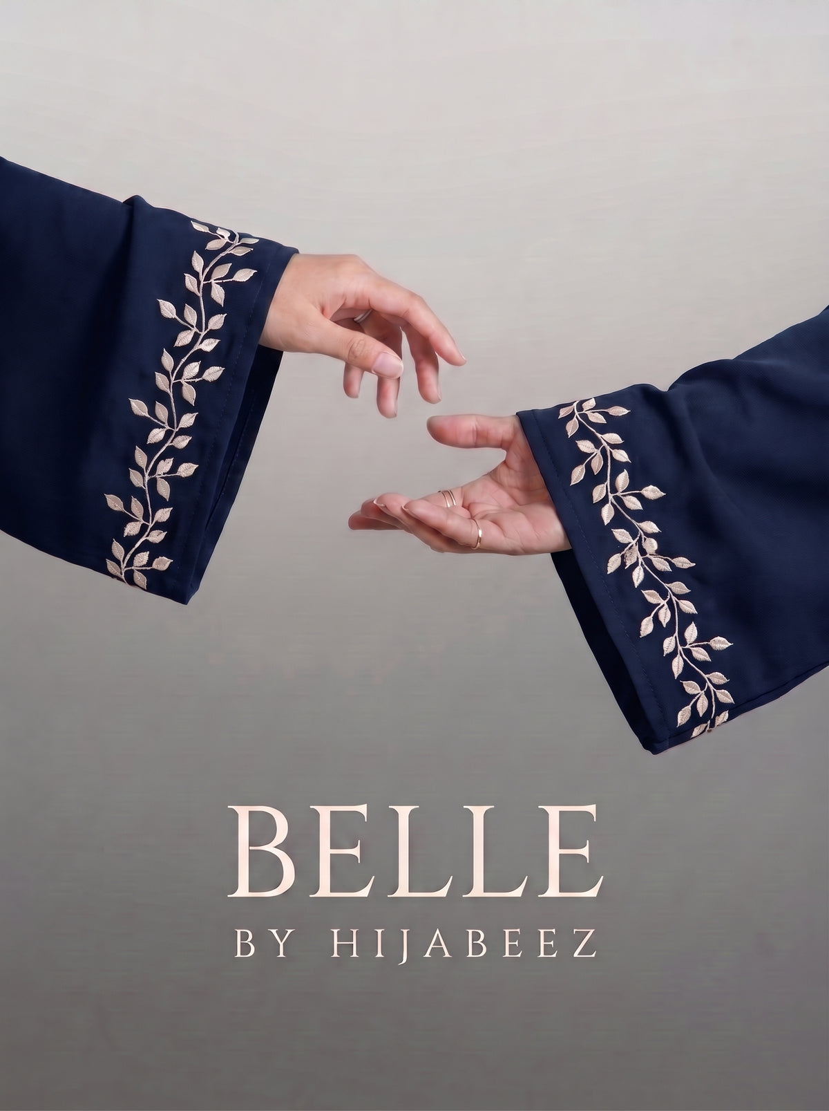Belle Abaya - Tealish Blue