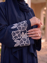 Petal Muse Abayah - Tealish Blue