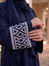 The Prism Abayah - Tealish Blue