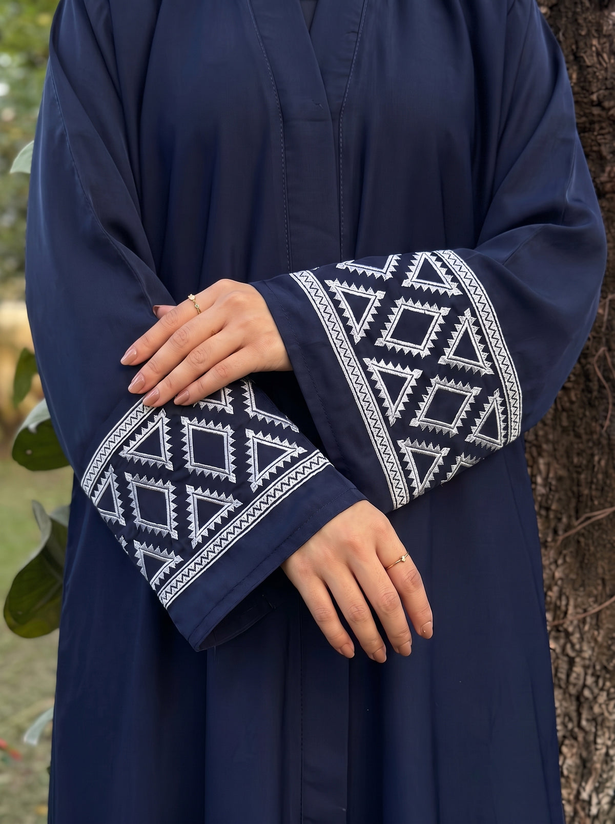 The Prism Abayah - Tealish Blue