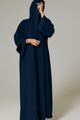 PLAIN CLASSIC ABAYA VOLUME 1  - NAVY BLUE