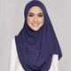 Instant Hijab with 2 Loops - NAVY BLUE