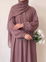 Rs. 1,599 – Everyday Plain Abaya - Cooper Rose