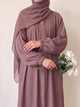 Rs. 1,599 – Everyday Plain Abaya - Cooper Rose