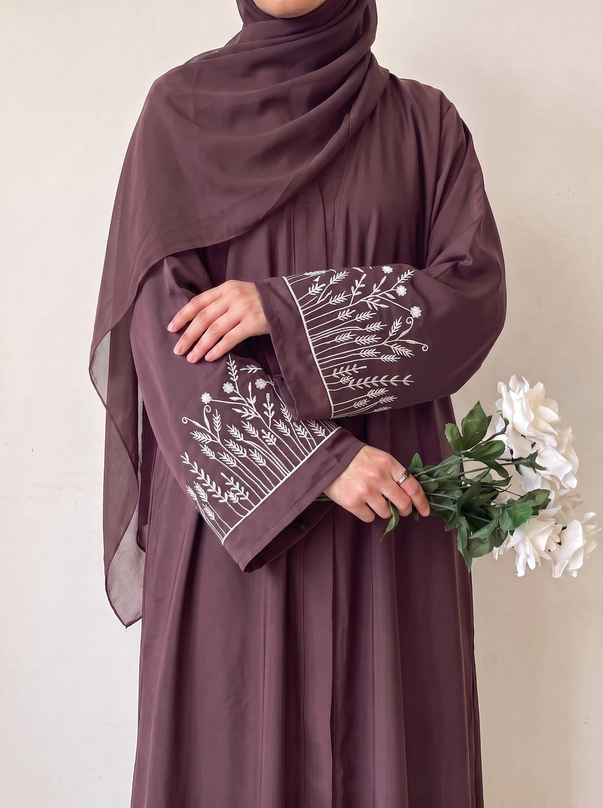 The Wildflower Abaya - Rosy Finch