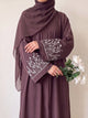 The Wildflower Abaya - Rosy Finch