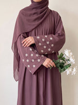 Mini Bloom Abaya - Rosy Finch