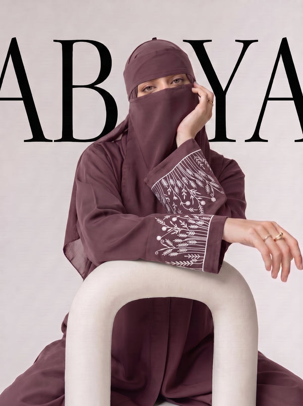 The Wildflower Abaya - Rosy Finch