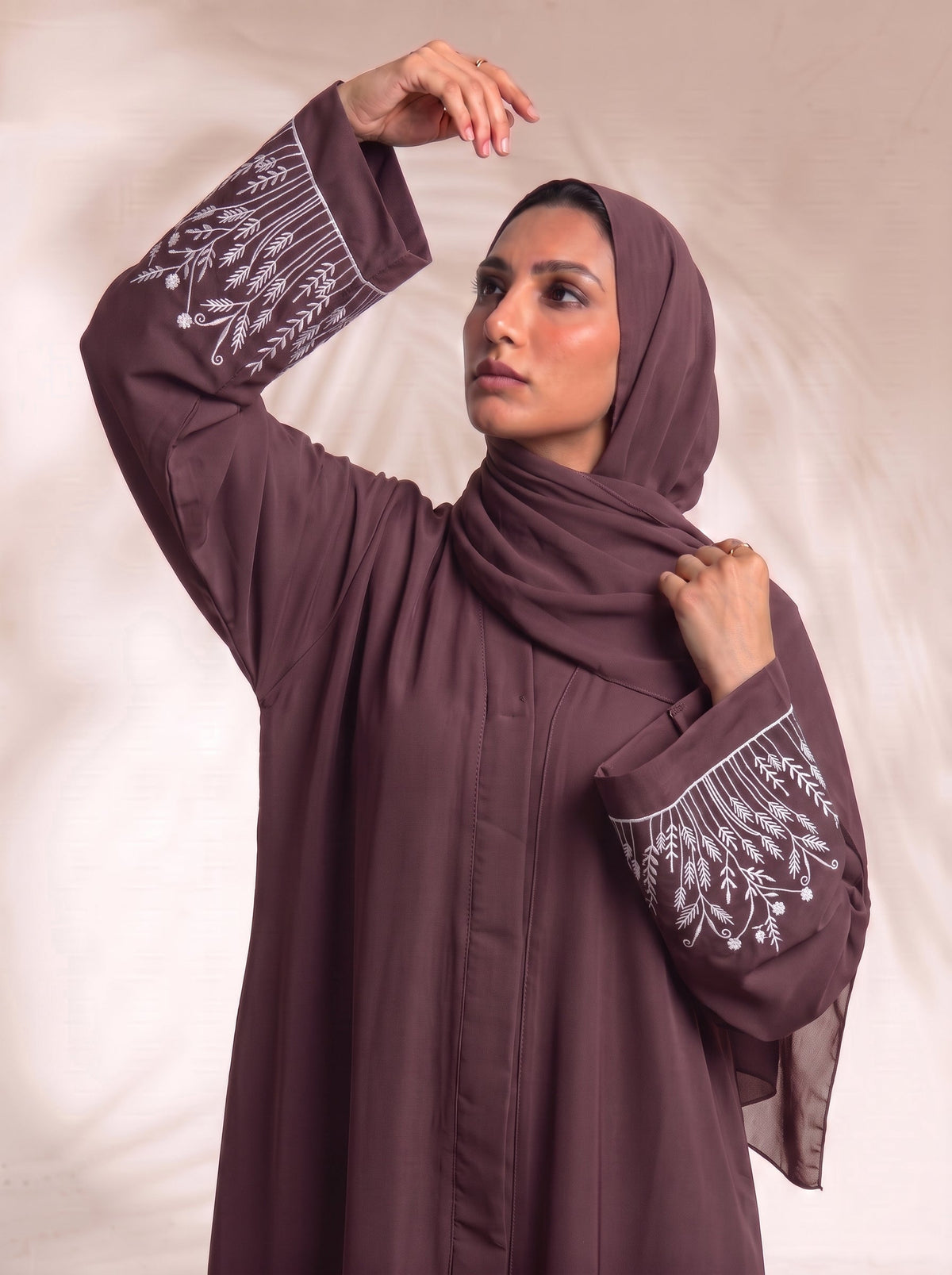 The Wildflower Abaya - Rosy Finch