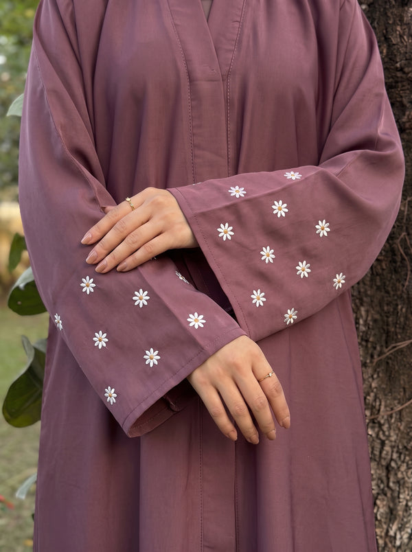 Mini Bloom Abaya - Rosy Finch