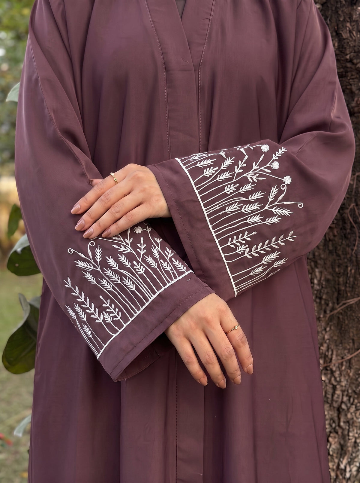 The Wildflower Abaya - Rosy Finch