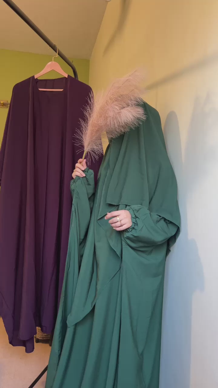 COMFY ABAYAS (KHIMAR + ABAYA) - NAVY BLUE