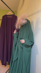 COMFY ABAYAS (KHIMAR + ABAYA) - NAVY BLUE