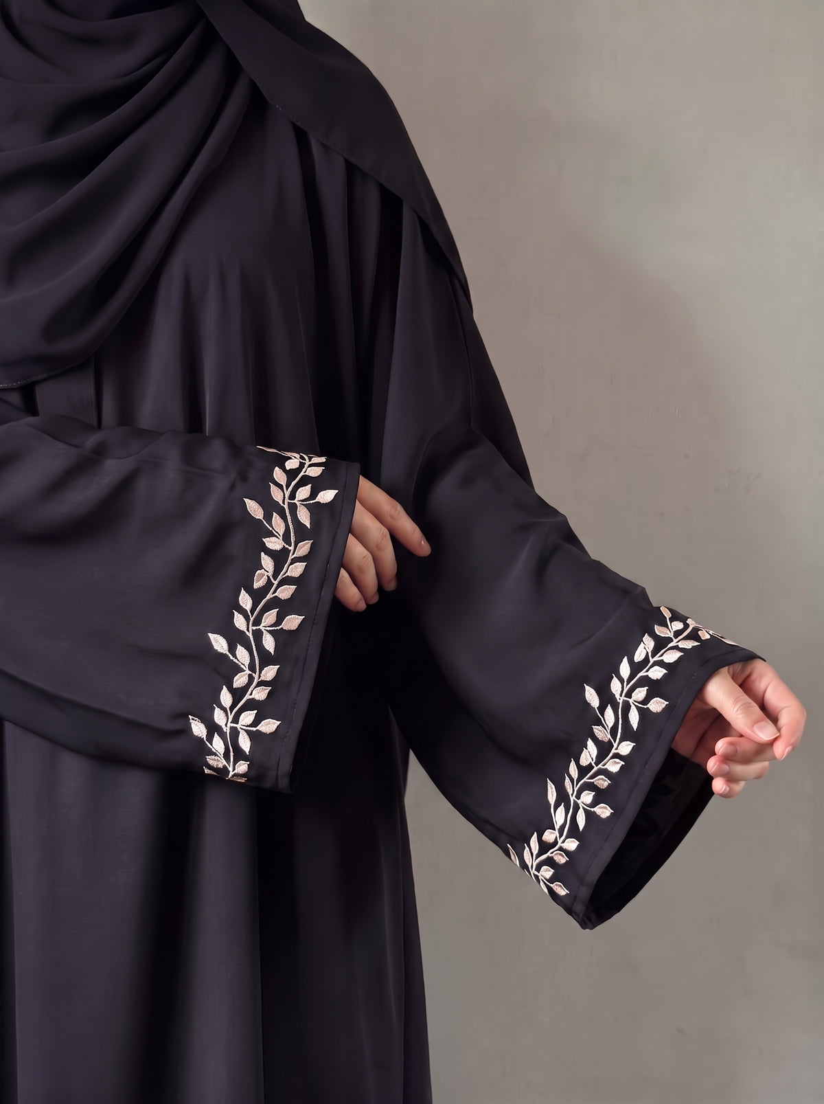 Belle Abaya - Neutral Purple