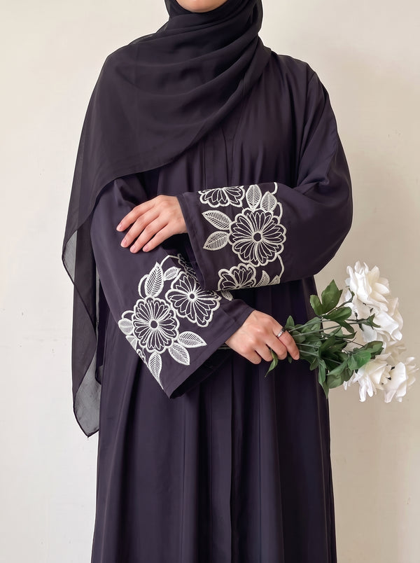 Petal Muse Abayah - Neutral Purple