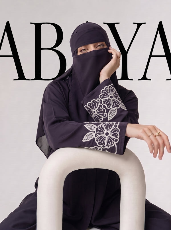 Petal Muse Abayah - Neutral Purple