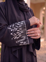The Wildflower Abaya - Neutral Purple