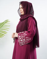 The Petal Cutwork - Deep Berry