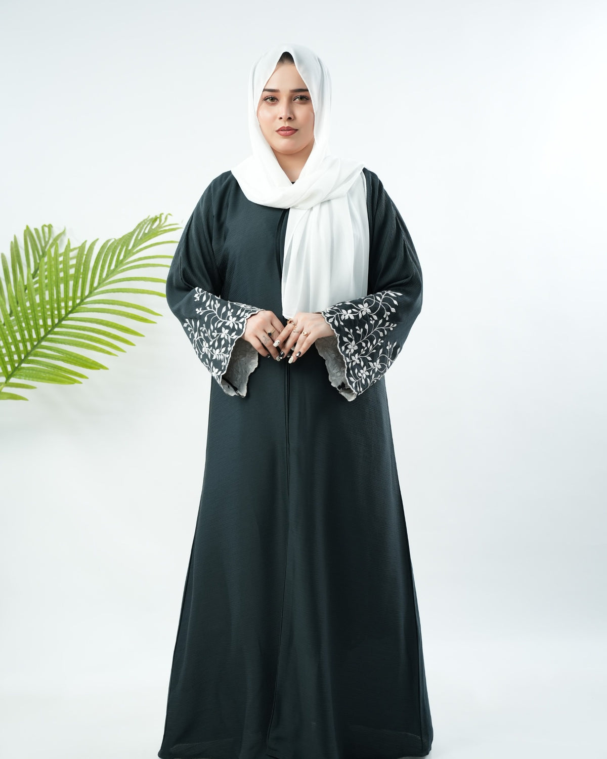 The Petal Cutwork - Dark Teal