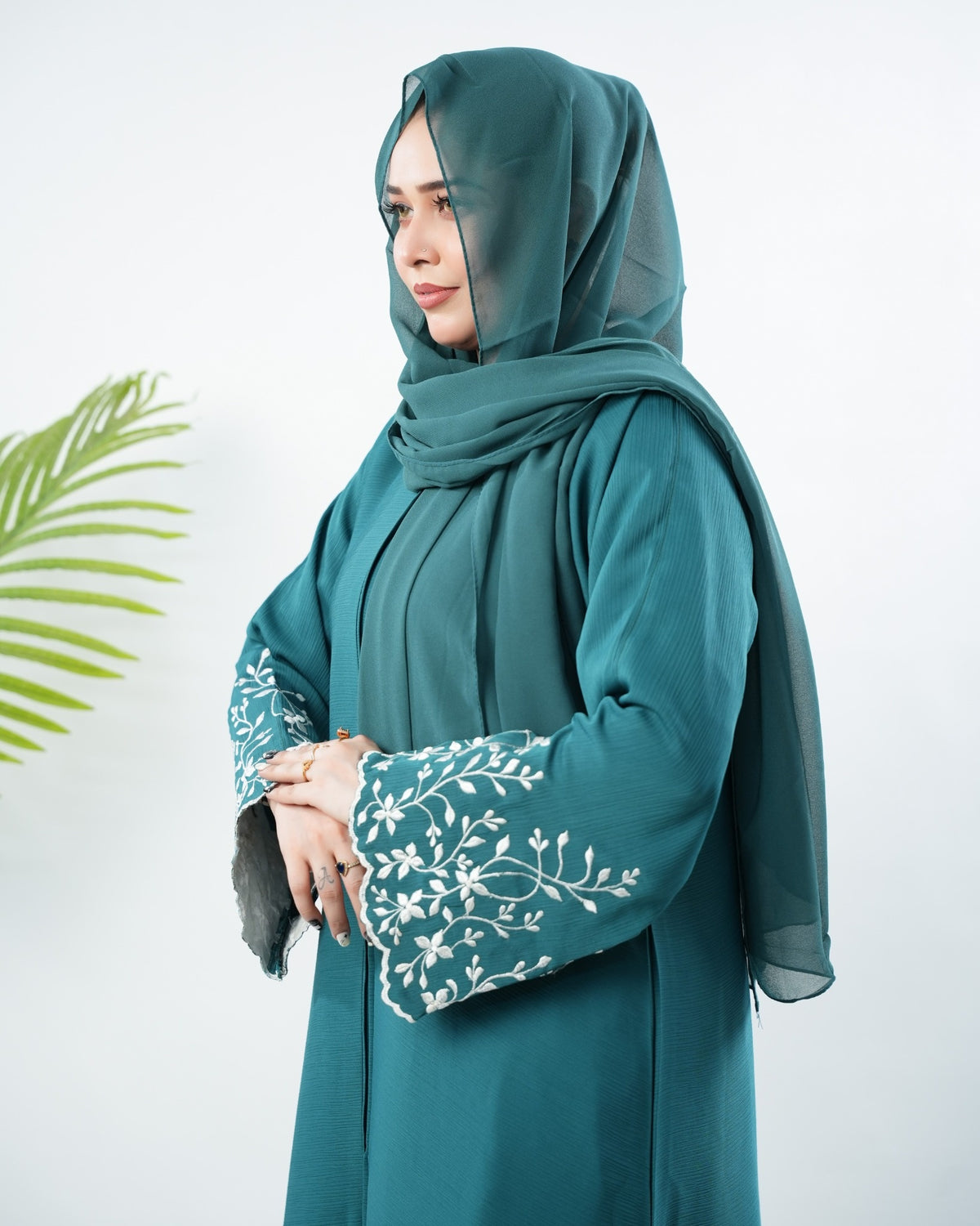 The Petal Cutwork - Sea Green