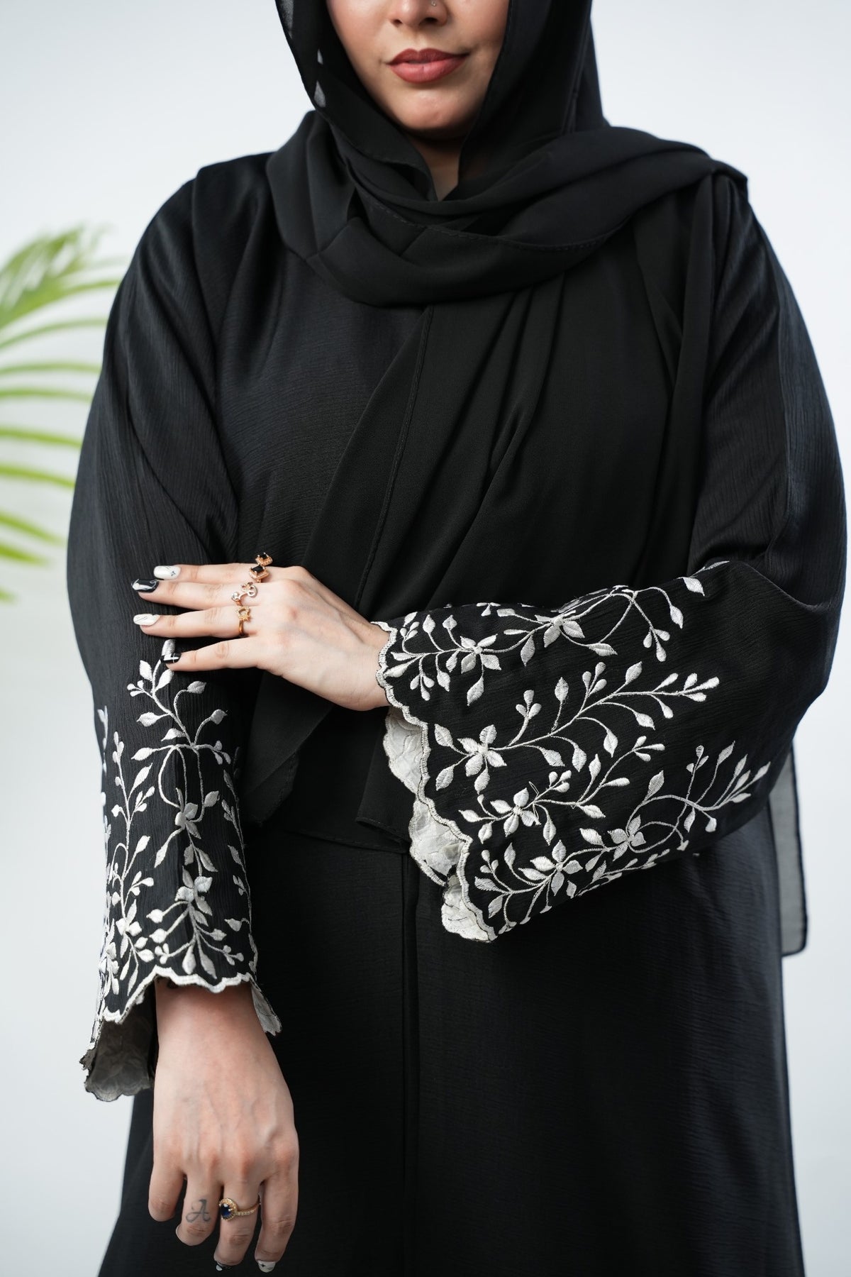 The Petal Cutwork - Black
