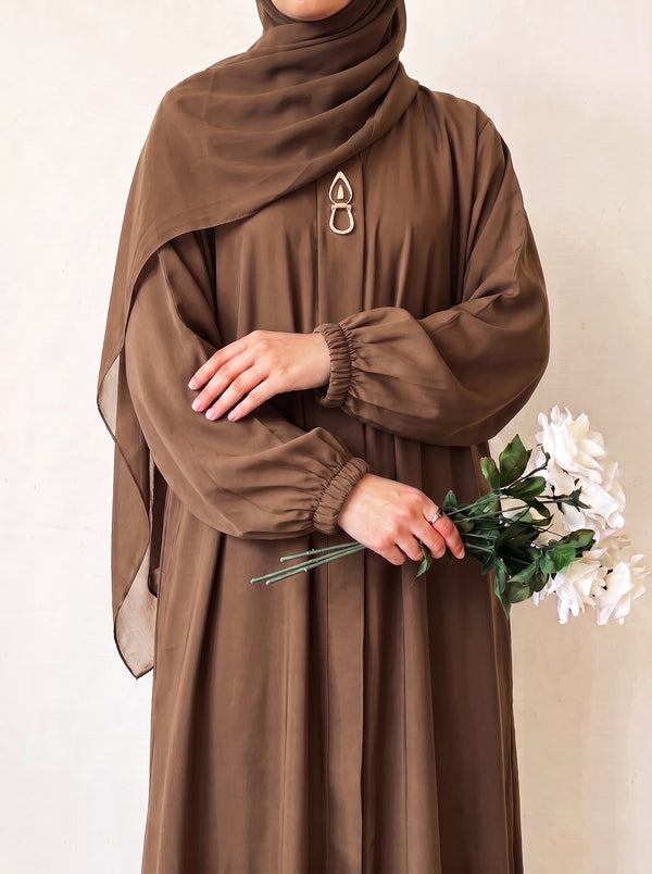 Rs. 1,599 – Everyday Plain Abaya - Softwood Camel