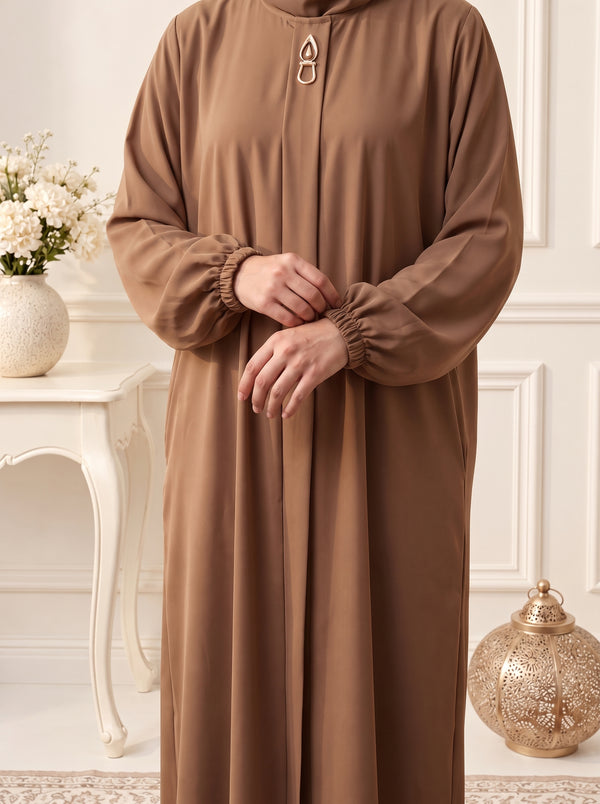 Rs. 1,599 – Everyday Plain Abaya - Softwood Camel