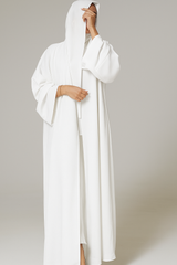 PLAIN CLASSIC ABAYA VOLUME 1  - WHITE