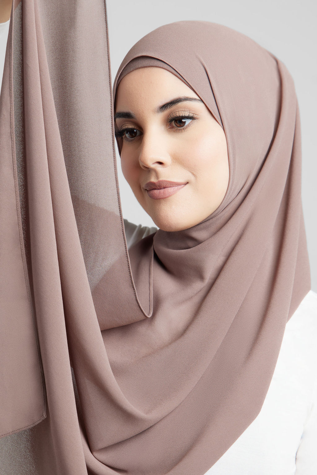 Instant Georgette Hijab with 2 Loop