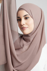 Instant Georgette Hijab with 2 Loop