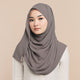 Instant Georgette Hijab with 2 Loop
