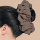 VOLUMIZING GEORGETTE SCRUNCHIE - CHESTNUT