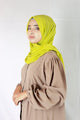 Plain Georgette Chartreuse