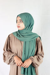 Plain Georgette Turquoisa