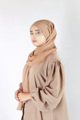 Plain Georgette Beige