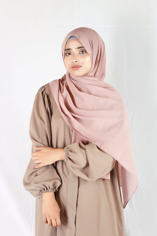 Plain Georgette Nude