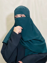 SAUDI NAQAB + Plain Scarf