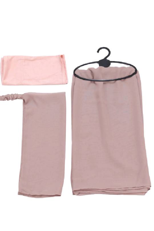 HIJAB KIT-NUDE PINK